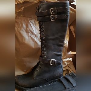 Frye High Leather Boots size 10
